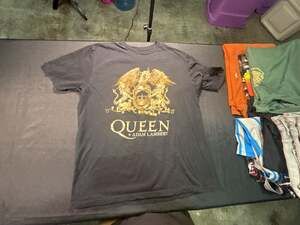 Queen + Adam Lambert Rhapsody Tour 2023 Official Concert T-Shirt Size Large